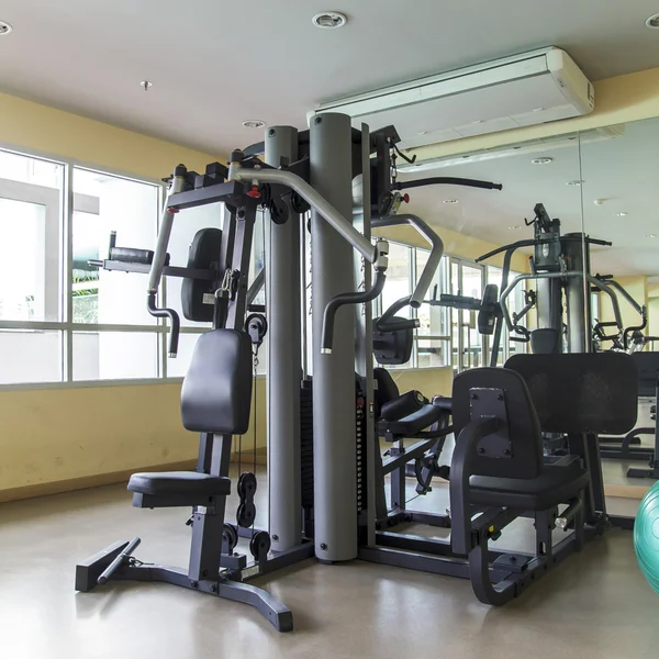 Gym machine in sport gym — Stock Photo, Image