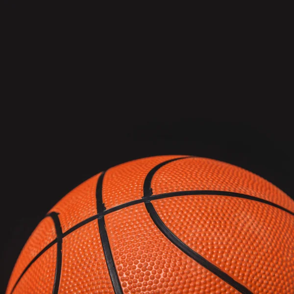 Kosárlabda fekete háttér — Stock Fotó