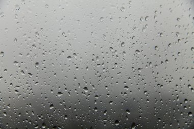 Cam, arka plan dokusu yağmur