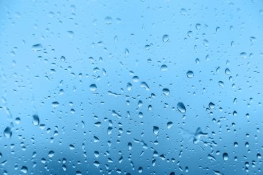 Cam, arka plan dokusu yağmur