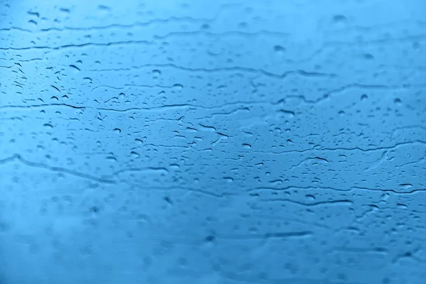 Chuva em vidro, textura de fundo — Fotografia de Stock