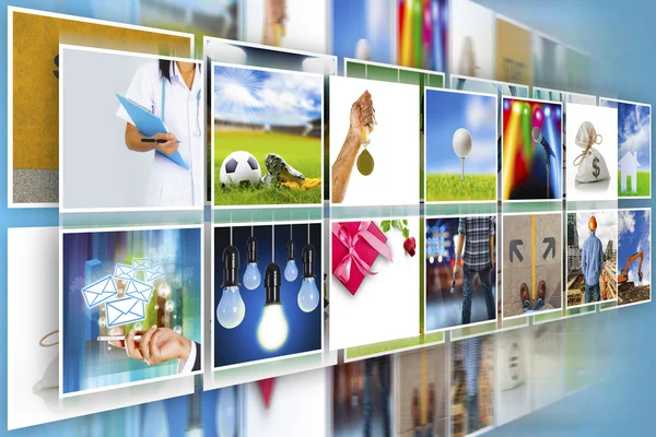 Digital photo gallery — Stock Photo, Image