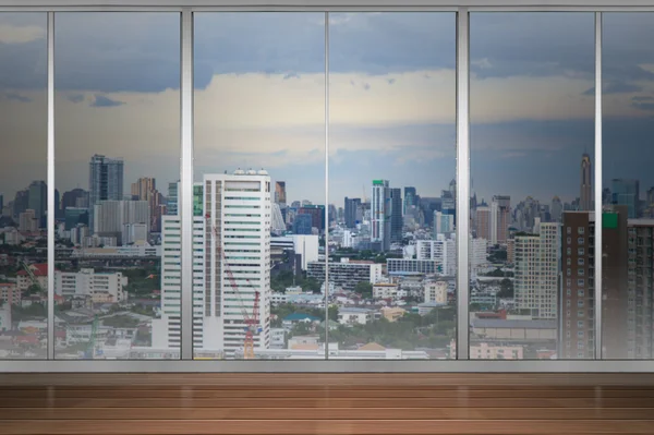 Modern ofis içinde pencere eşiği — Stok fotoğraf