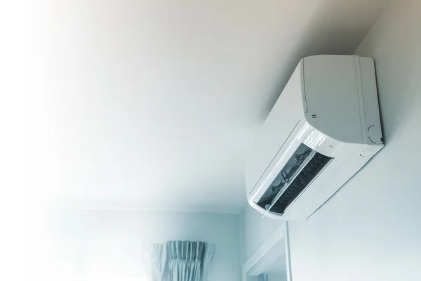 Air conditioner on wall background — Stock Photo, Image