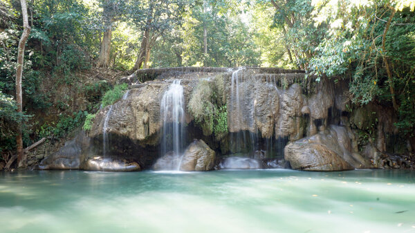 waterfall in erawan national park