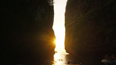 Tayland şaşırtıcı günbatımı