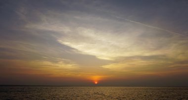 Tayland şaşırtıcı günbatımı