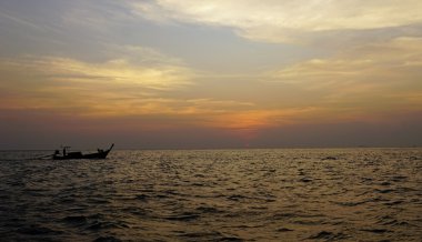 Tayland şaşırtıcı günbatımı