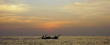 Tayland şaşırtıcı günbatımı