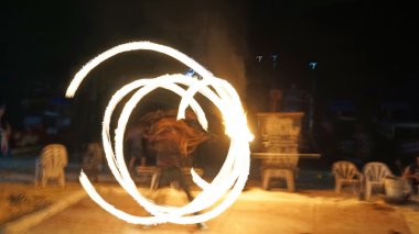 Fireshow phi phi Island üzerinde