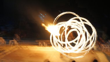Fireshow phi phi Island üzerinde