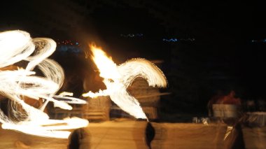 Fireshow phi phi Island üzerinde