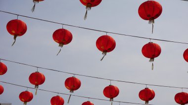 renkli gökyüzü fenerler