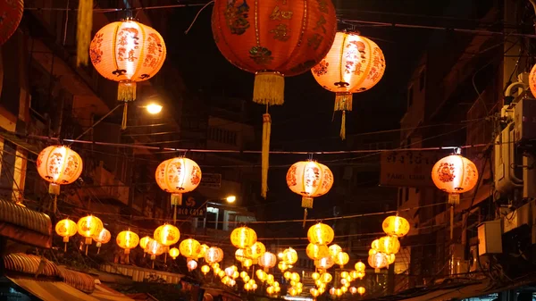 Colorful sky lanterns — Stock Photo, Image
