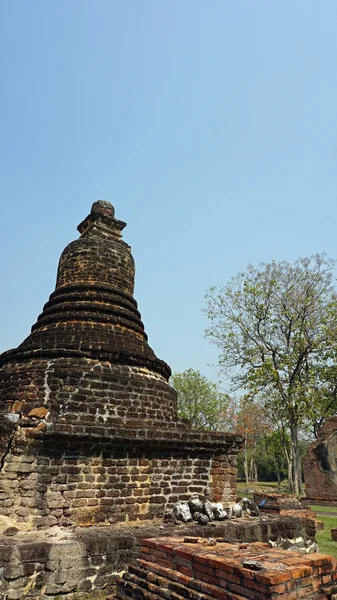 tapınakta sukhothai Milli Parkı