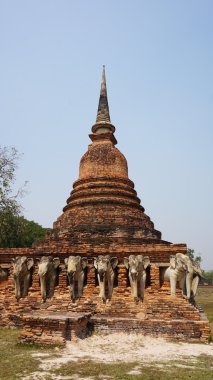 tapınakta sukhothai Milli Parkı