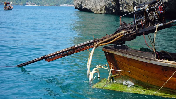 Kalksteinfelsen an der thailändischen Küste — Stockfoto