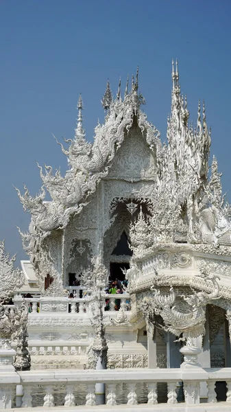 태국에서 치앙마이 근처 백색 사원 — 스톡 사진