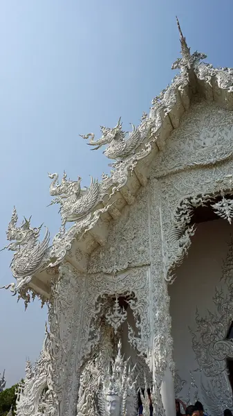 Witte tempel in chiang mai — Stockfoto