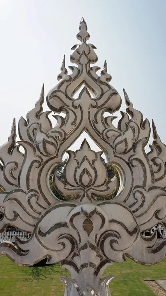 White temple in chiang mai Royalty Free Stock Images