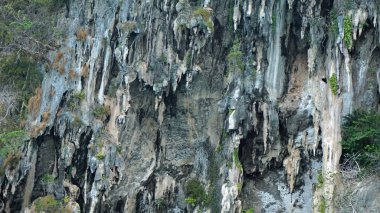 kireçtaşı kayalıklar thailands sahil '