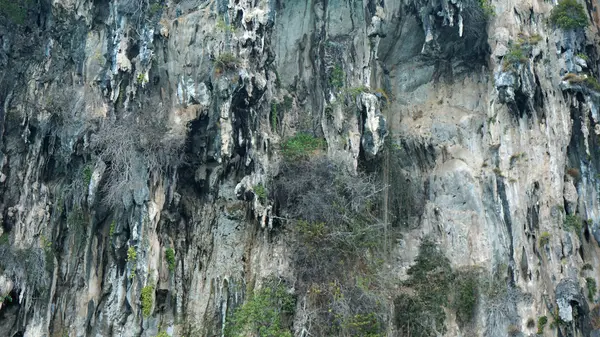 Rochas calcárias na costa dos thailands — Fotografia de Stock