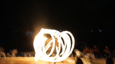 Fireshow phi phi Island üzerinde