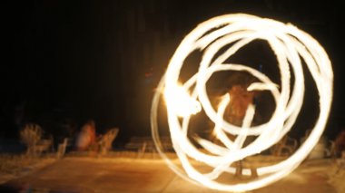 Fireshow phi phi Island üzerinde