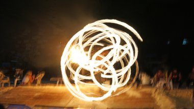 Fireshow phi phi Island üzerinde