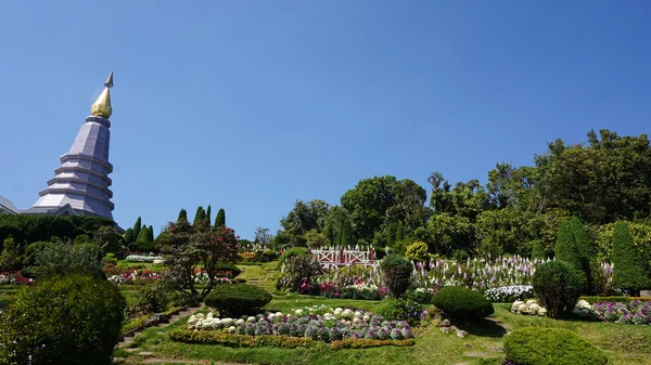 Pagode em doi inthanon — Fotografia de Stock