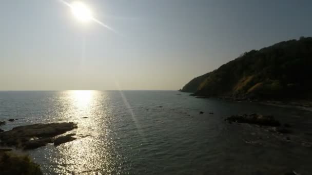 Costa tropical da ilha ko lanta na Tailândia — Vídeo de Stock