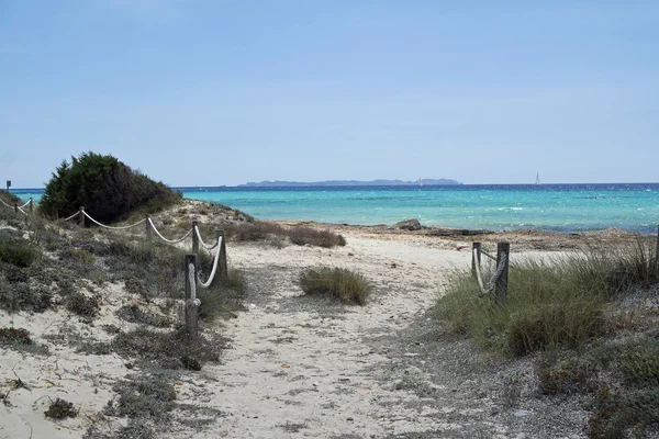 Dunas de areia na espanha — Fotografia de Stock