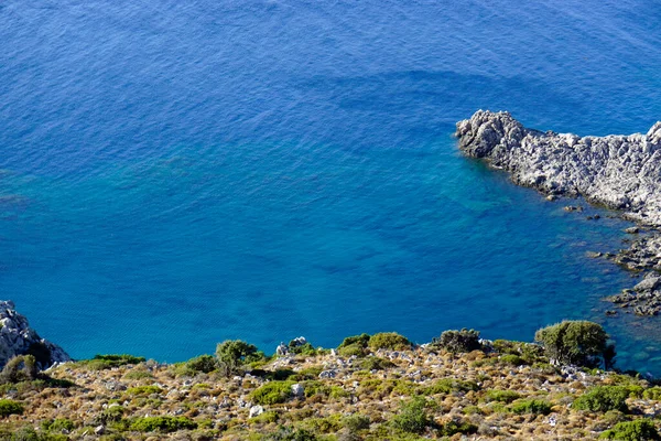 Φυσικός Όρμος Λαδικού Στο Νησί Των Ροδίων Στην Ελλάδα — Φωτογραφία Αρχείου