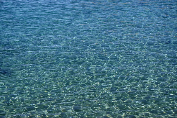 Křišťálově Čistá Voda Egejského Moře Ostrově Rhodos — Stock fotografie