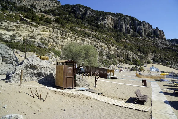 Afandou Beach Rhodes Island Greece — Stock Photo, Image