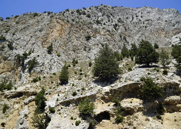 Raue Landschaft Auf Kleinen Inseln Der Ägäis — Stockfoto