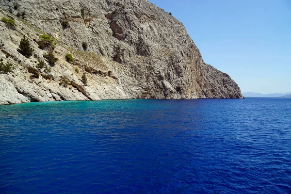 Mooie Kleine Baai Symi Eiland Griekenland — Stockfoto