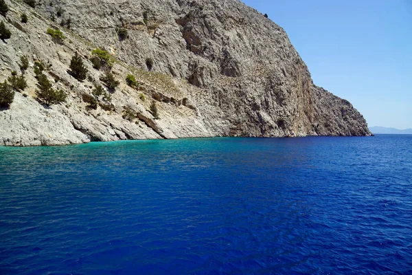 Krásný Malý Záliv Ostrově Symi Řečtině — Stock fotografie