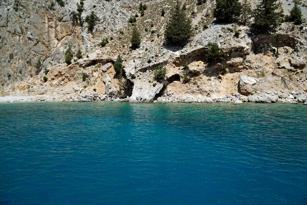 Hermosa Bahía Pequeña Symi Isla Grecia — Foto de Stock
