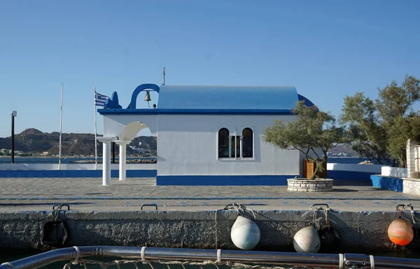 Chapelle Chrétienne Traditionnelle Port Faliraki — Photo