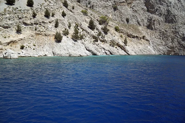 Hermosa Bahía Pequeña Symi Isla Grecia — Foto de Stock