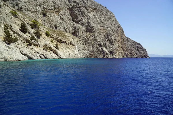 Krásný Malý Záliv Ostrově Symi Řečtině — Stock fotografie