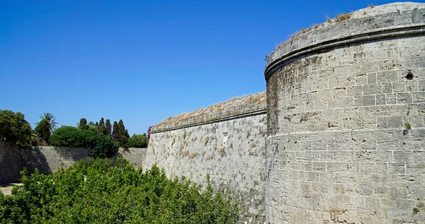 Rhodes Old Town Daki Antik Kale — Stok fotoğraf