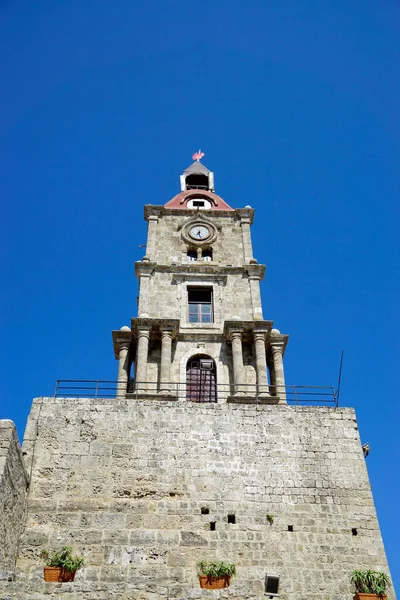 Alte Kirche Der Altstadt Von Rhodos Griechenland — Stockfoto