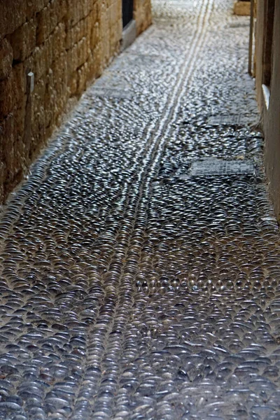 Kleine Gassen Der Altstadt Von Rhodos Griechenland — Stockfoto