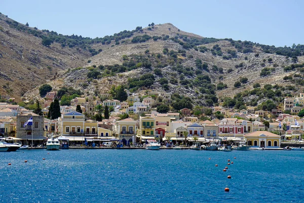 Небольшая Гавань Острова Семи Греции — стоковое фото