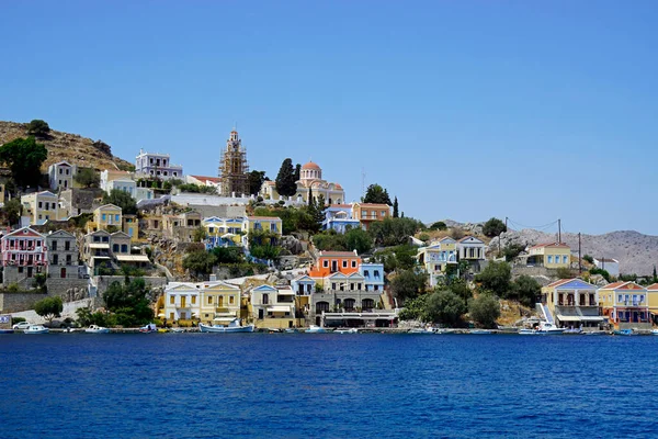 Kleiner Hafen Der Symi Insel Griechenland — Stockfoto