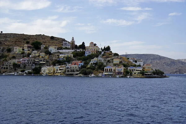 Kleiner Hafen Der Symi Insel Griechenland — Stockfoto