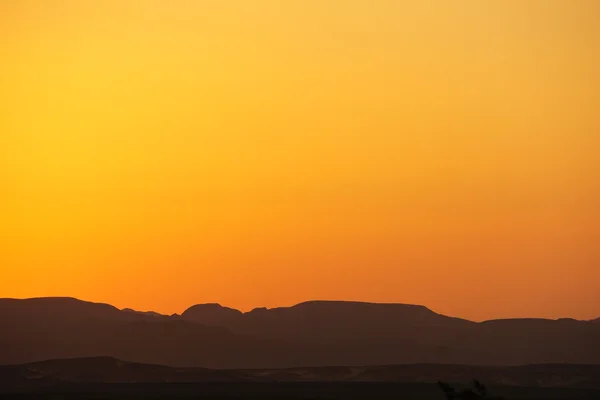 Sunset and desert — Stock Photo, Image