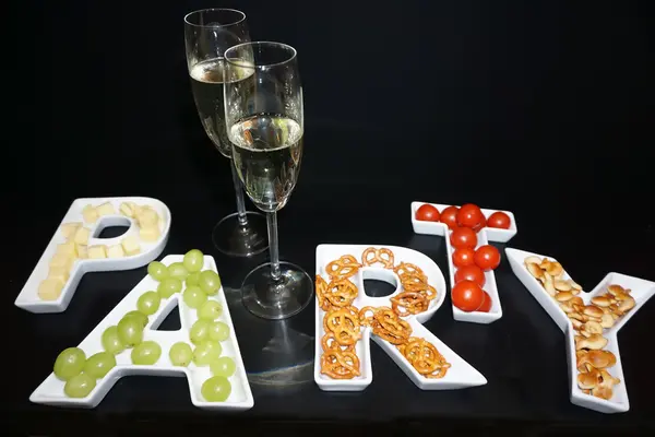 Partysnack — Stockfoto